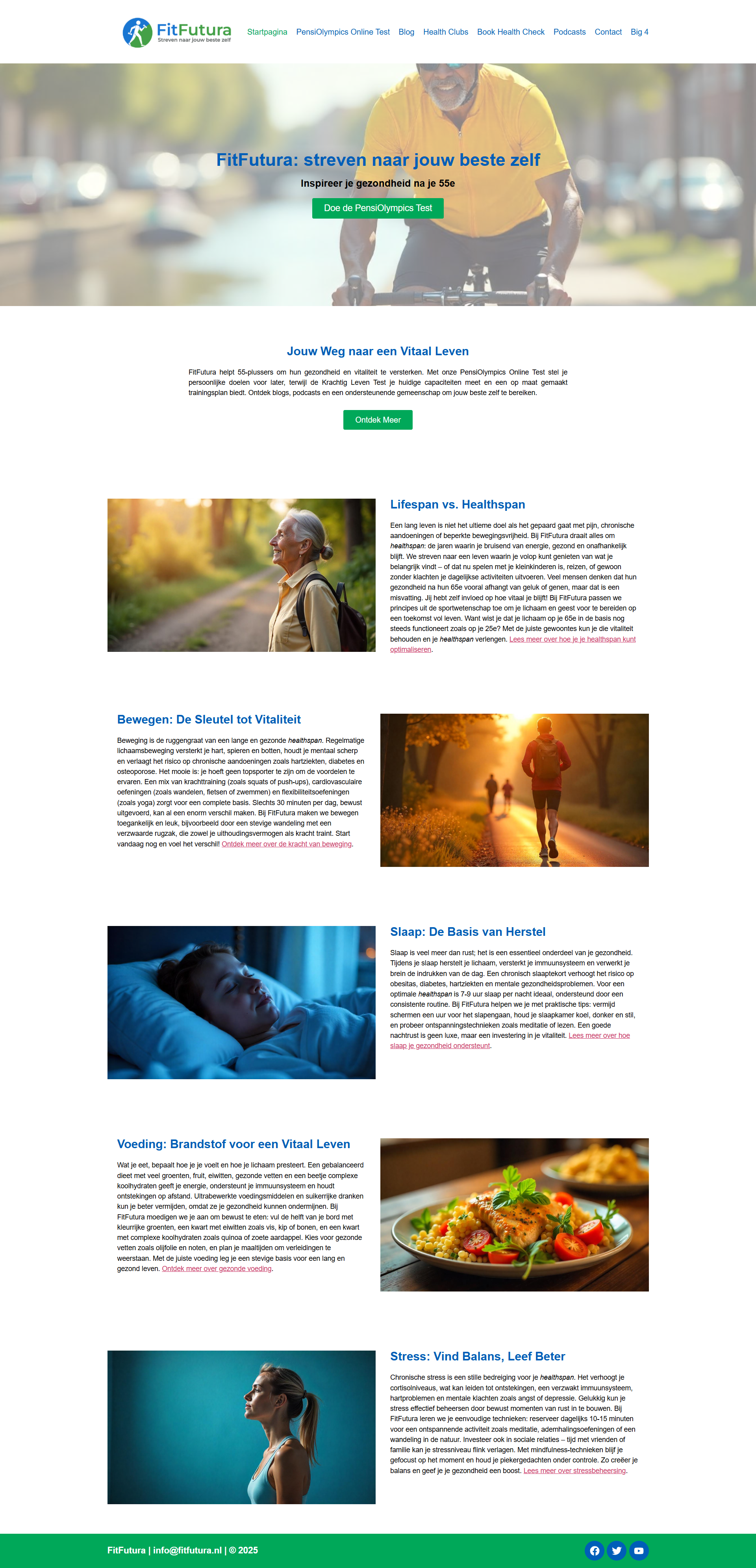 Senior-Friendly Elementor Health Website design elementor health and wellness website mailerlite phased website build portfolio project responsive web design senior friendly design service website small business website wordpress wordpress development