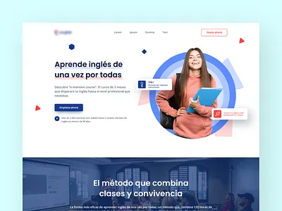 Online Education Landing Page clean landing page clean ui e learing landing page education landing page home page home page design landing page landing page design minimal landing page online education landing page ui design uiux design user experience user interface web web ui design webdesign website website design
