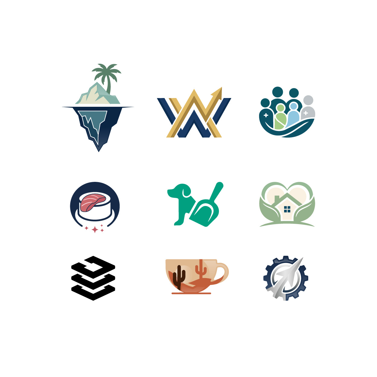 Custom Brand Icon Design | Logo Mark Collection brand icon brand identity brand mark branding business branding creative logo custom icon custom logo graphic design icon design iconography identity design logo design logo mark logo presentation minimal logo modern logo professional logo symbol design visual identity