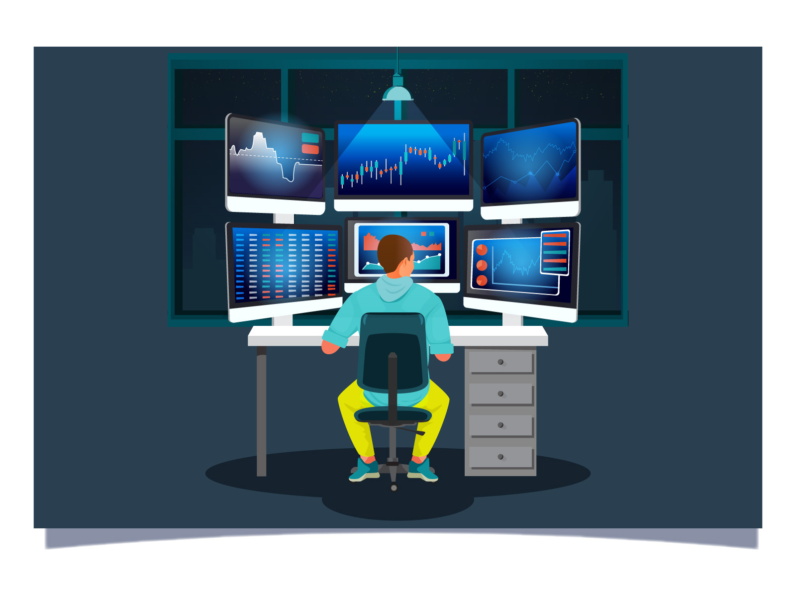 Full Time Stock Trader by Theresia Moi on Dribbble