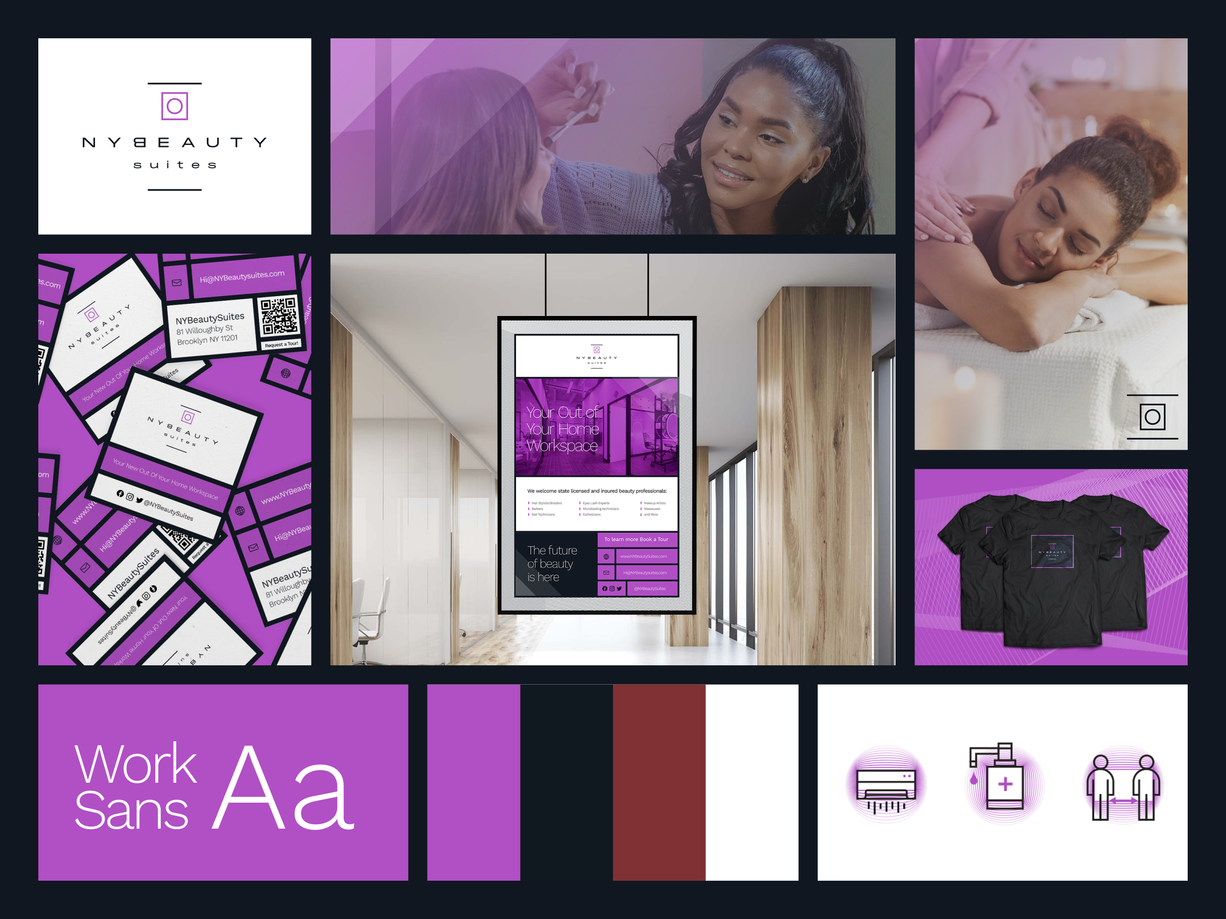 NY Beauty Suites - Brand Identity Design branding graphic design