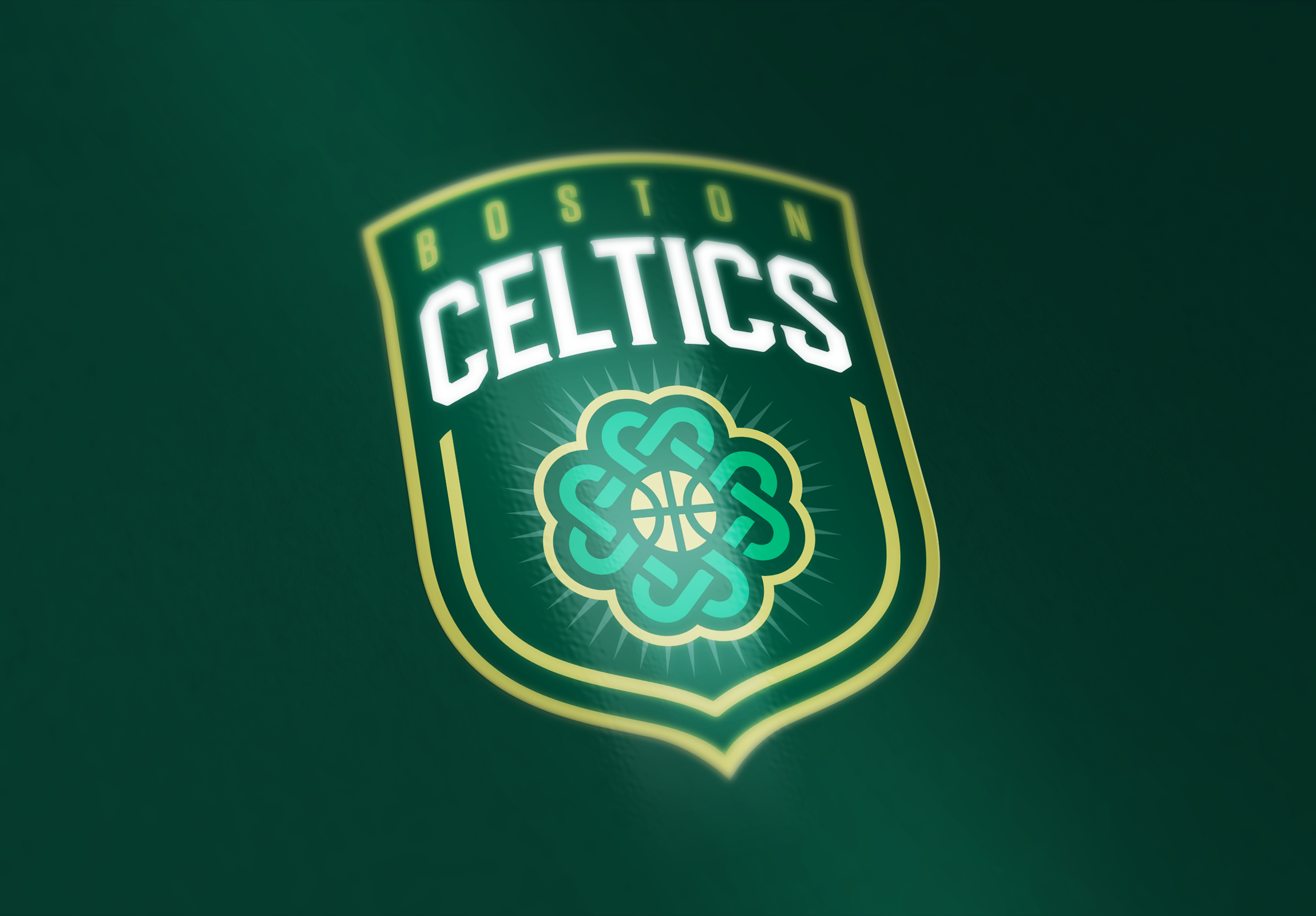 Rebranding The Boston Celtics basketball boston celtics brand identity concept graphic design logo nba nike redesign sports branding