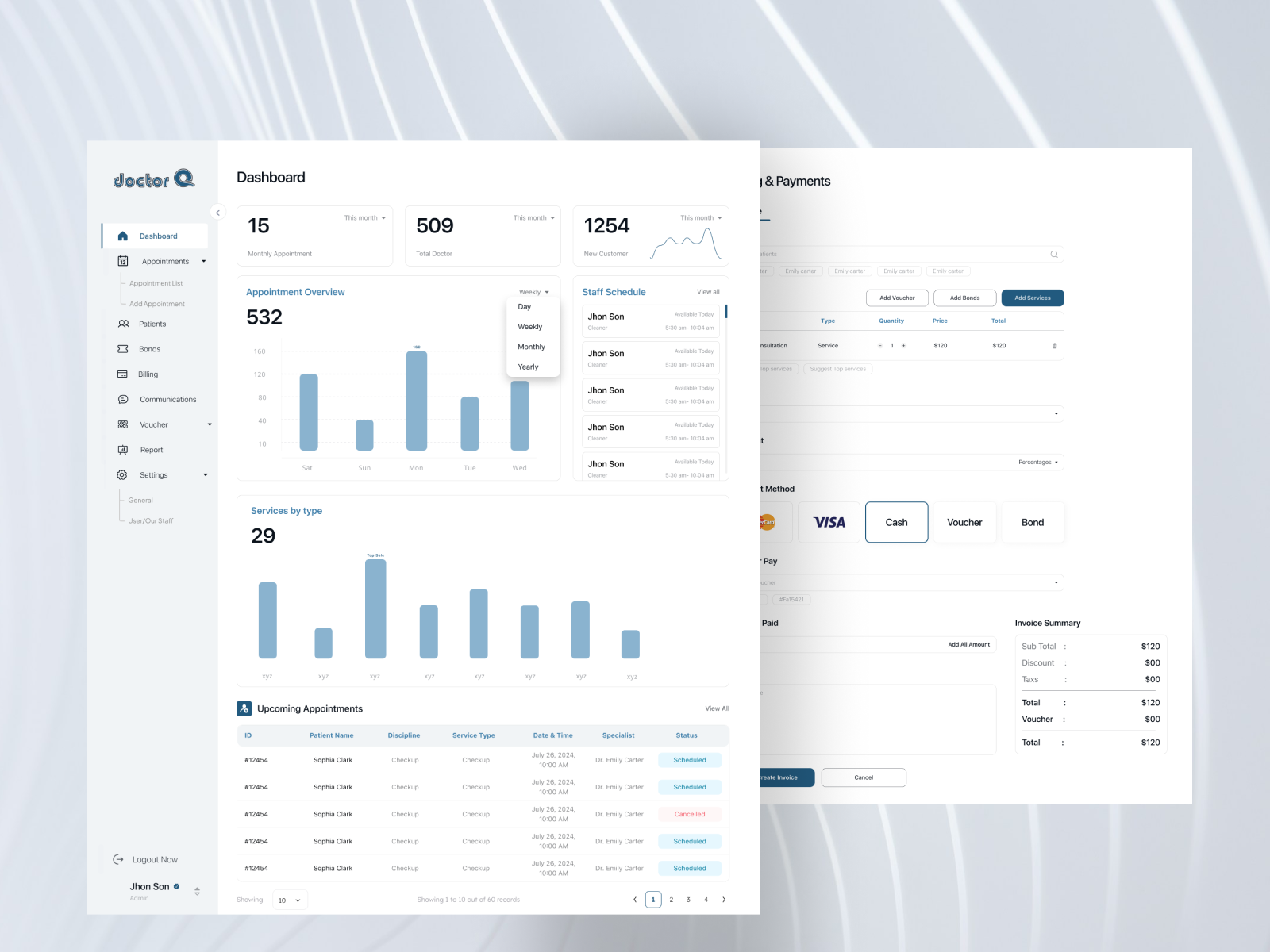 Hospital Management SaaS admin admin dashboard back office back office management dashboard figma design hospital hospital admin hospital management saas hospital saas management saas saas product ui ui ux ux website