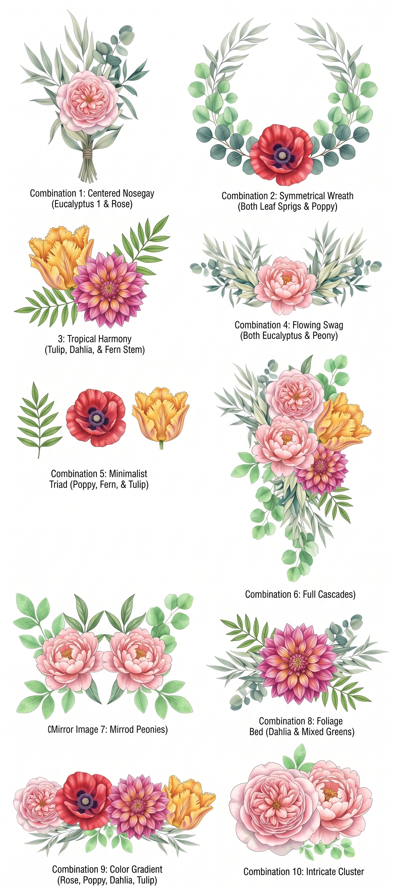 Watercolor Floral PNG Clipart & Patterns botanical illustration botanical leaves png bridal shower clipart dahlia flower graphic digital flower graphics eucalyptus greenery png floral arrangements png floral border design floral wreath png flower png transparent hand drawn flowers high resolution flowers peony clipart poppy flower clipart romantic flower clipart rose watercolor bouquet seamless floral patterns tulip watercolor watercolor floral clipart wedding invitation flowers