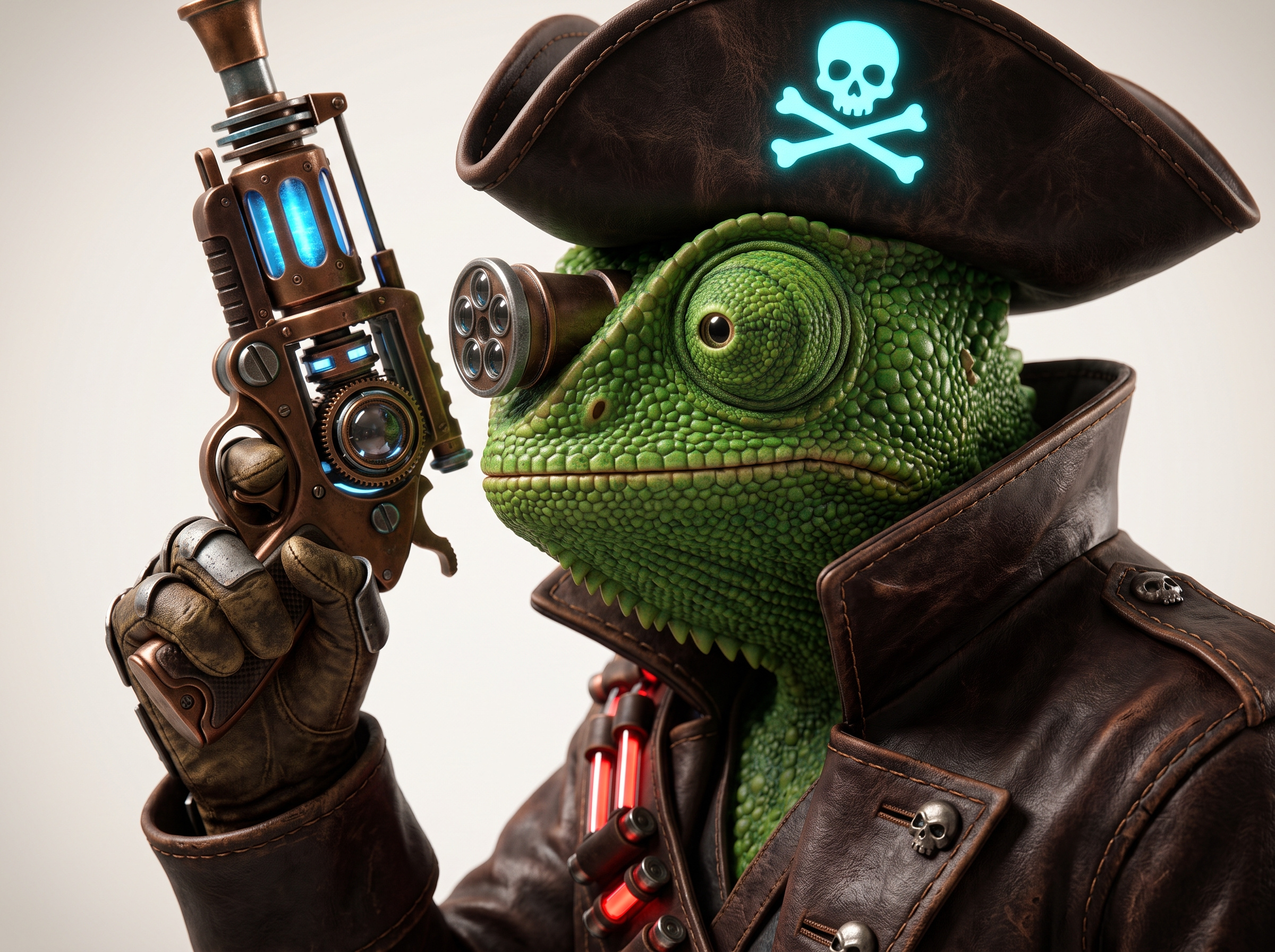 Cosmic Corsair – Sci-Fi Space Pirate Chameleon Character Design apparel design brand identity chameleon logo character illustration character kit esports mascot fantasy mascot gaming identity gaming logo lizard mascot mascot design merchandise art pirate character raygun illustration retro sci fi sci fi mascot space pirate sticker design vector character vector illustration