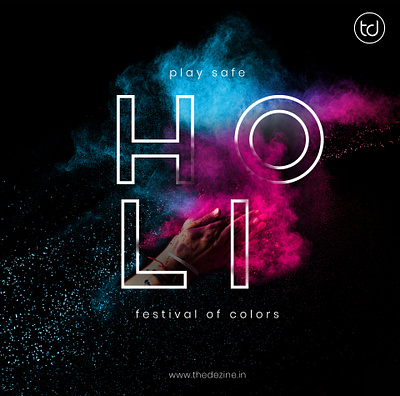 Holi Poster Design design graphic design holi holi story instagram post