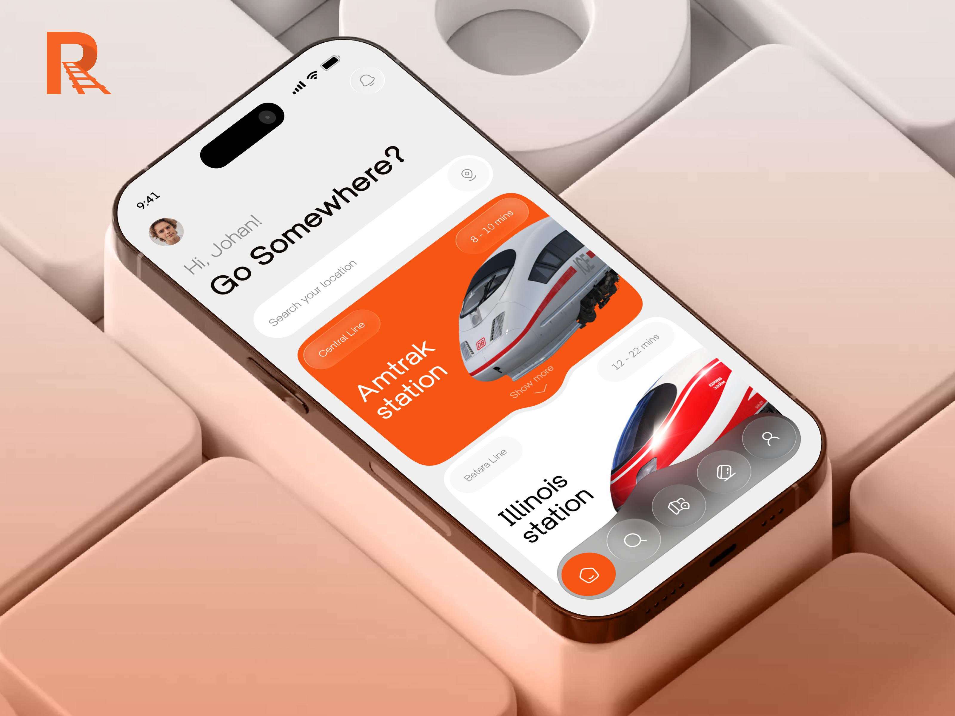 Train Travel App — Modern Railway Booking & Ticketing Experience app design booking app interaction design ios app mobile app mobile ui railway app ticket booking train app transportation app travel app travel ui ui design ux design