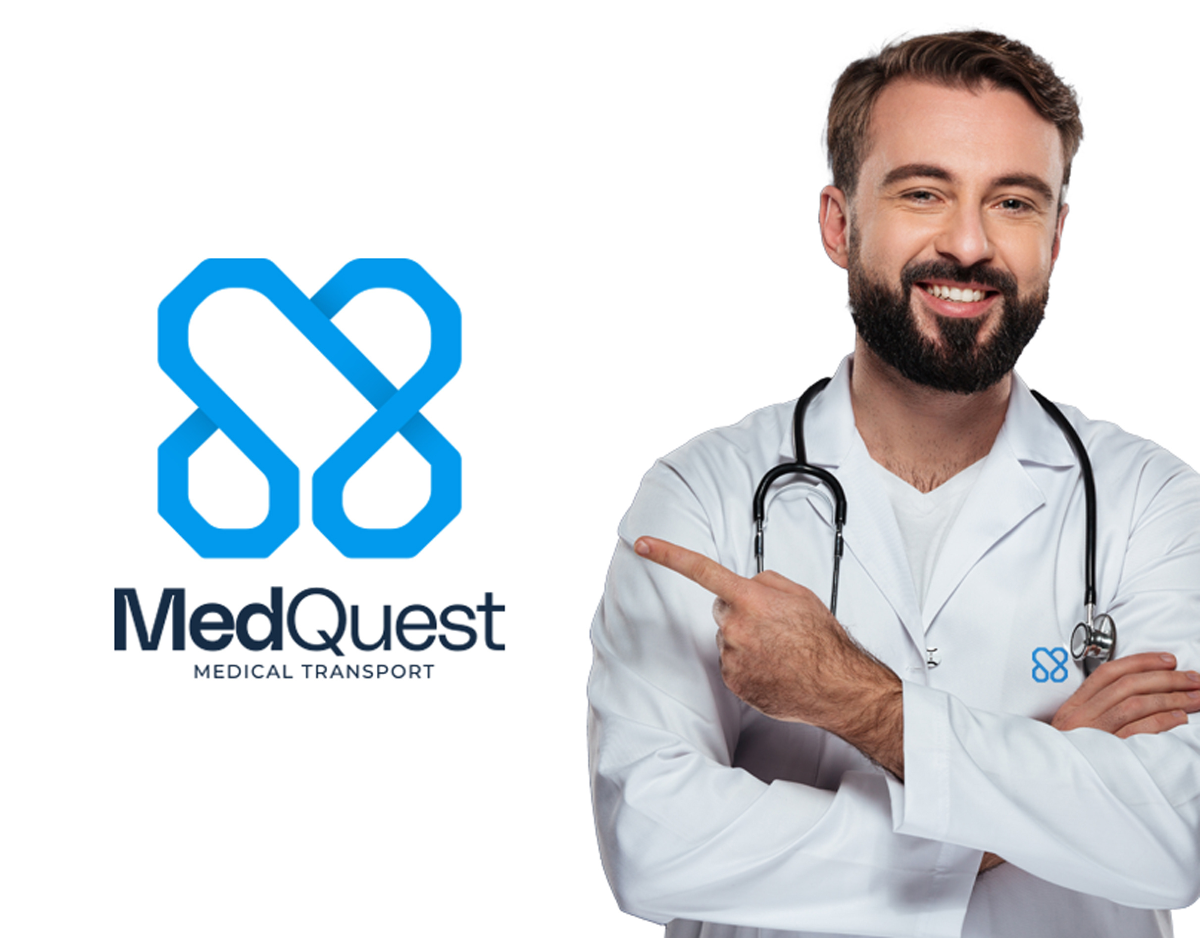 MedQuest | Medical & Healthcare Branding ambulance branding cross graphic design healthcare healthcare logo heart logo letter m logo logo design m logo medic logo medical modern logo rescue service service logo stethoscope symbol symbolic visual identity