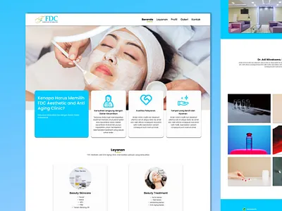 WEB BEAUTY CLINIC beauty belajarui clinic dailyui dailywebdesign design designinspiration graphic design illustration ui uidesign uiux ux uxdesign webdesign webui