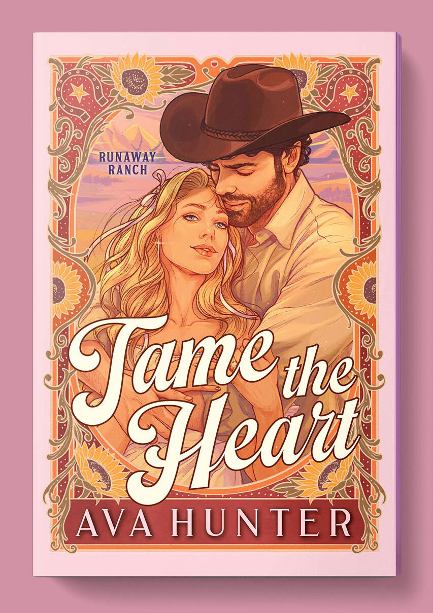 Tame The Heart book cover character digital editorial folioart illustration publishing