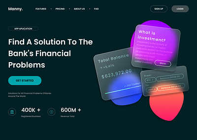 Finance Dashboard UI Concept design designer finance financial graphic design ui ui ux uiux user experience user interface ux web design
