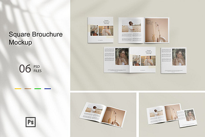 Square Brouchure Mockup #1 app branding design graphic design illustration logo typography ui ux vector