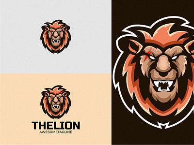 The Lion Mascot Logo Design branding color colorful design graphic design illustration lion logo