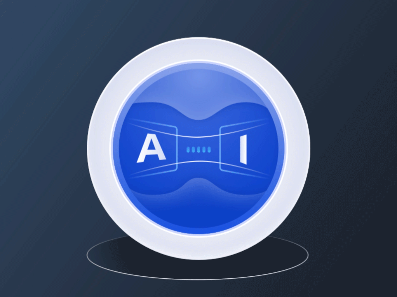 AI button gif ae ai app button client complexopm data gif hair follicle hmi illustration instrument intelligent logo