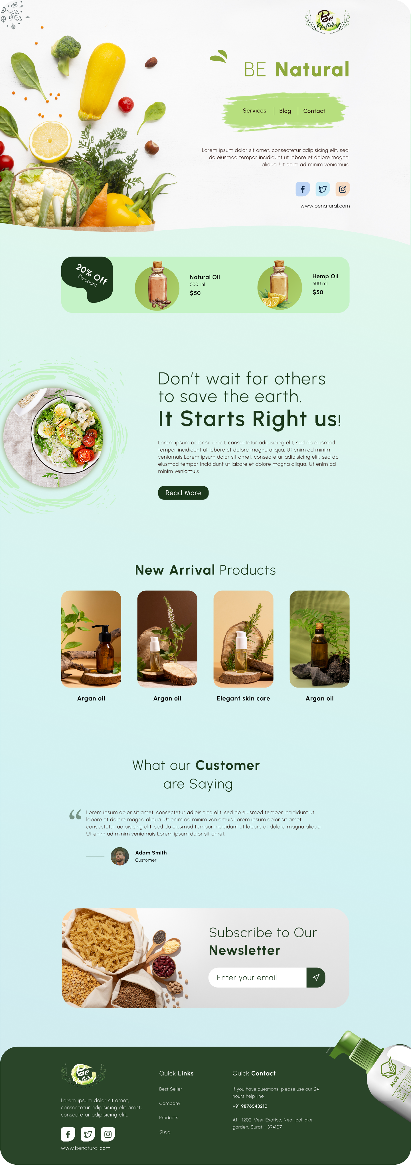 Landing Page branding design eminance illustration landingpage ui ux