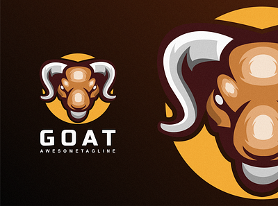 Goat Mascot Logo Design branding colorful design goat graphic design illustration logo mascot