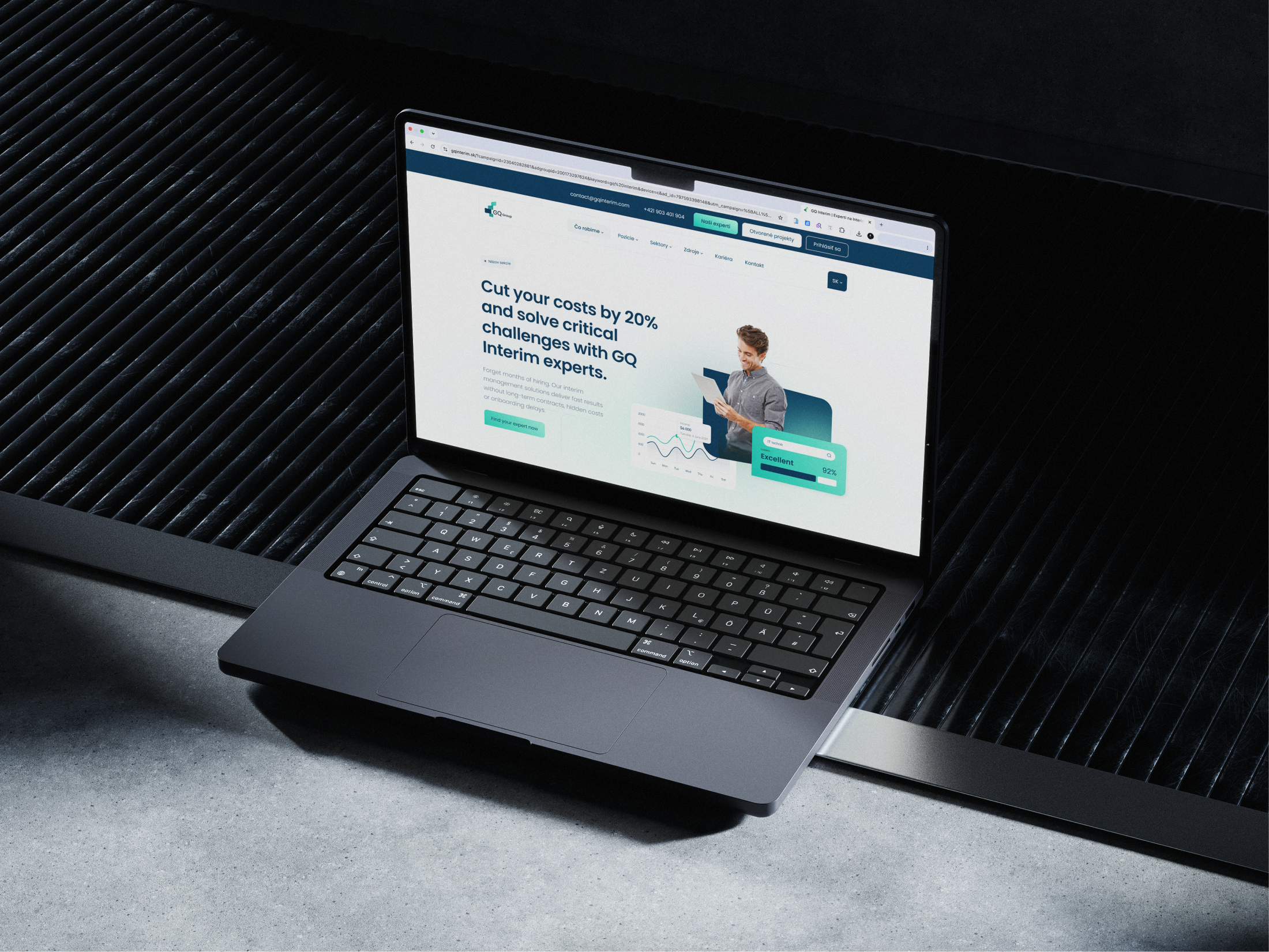B2B Website // Desktop Design art direction automate b2b brand branding creative custom design figma graphic design illustration interim logo typography ui ux vector visual wordpress