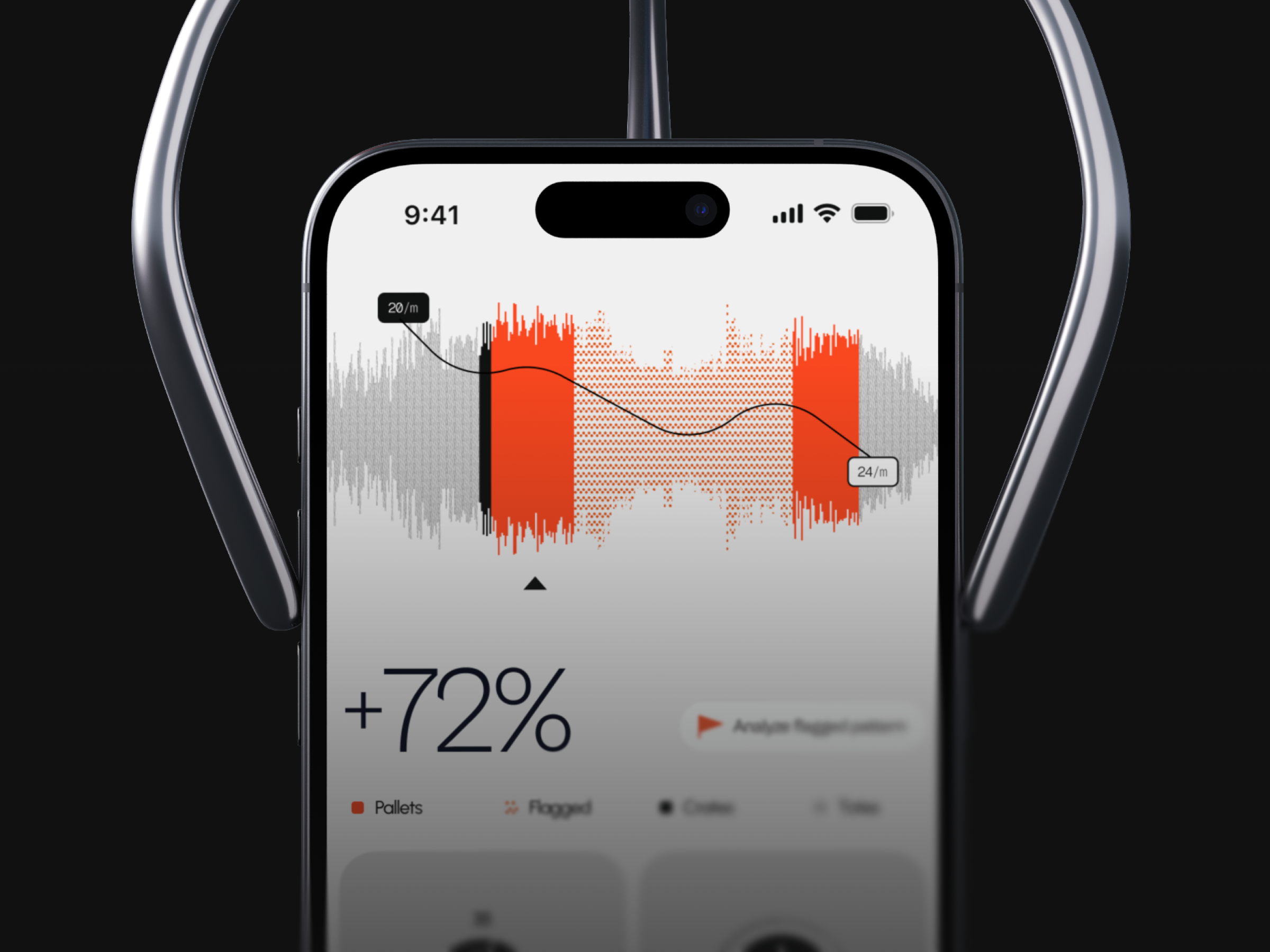 Industrial IoT Monitoring App alerts analytics apple watch conveyor detection industrial internet of things iot manufacturing mobile app monitoring product design production robot arms smartwatch ui ui design uiux