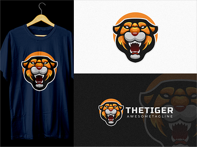 The Tiger Mascot Logo Design branding colorful design graphic design illustration logo mascot tiger