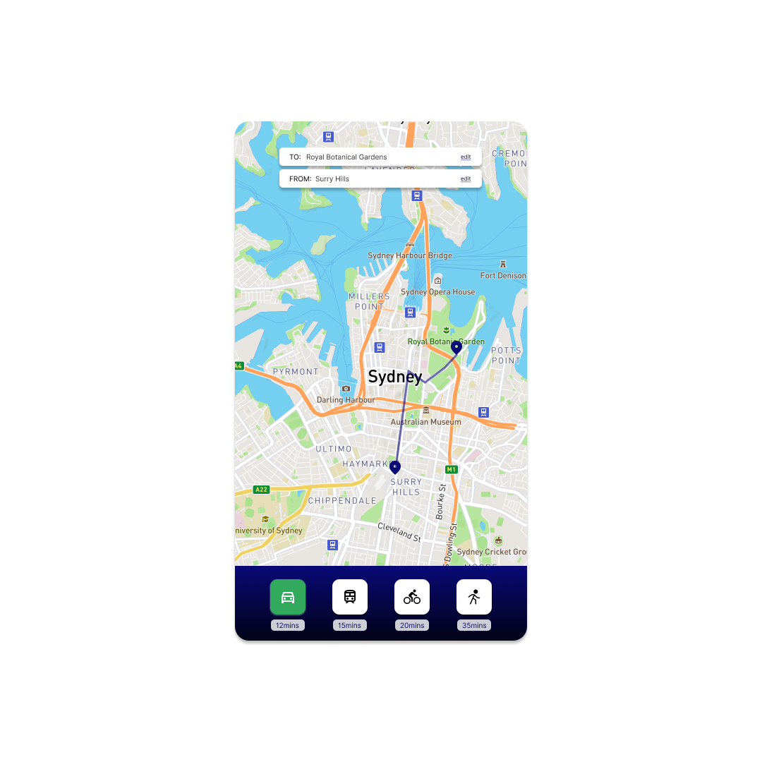 Map app australia branding challenge dailyui design illustration logo ui ux