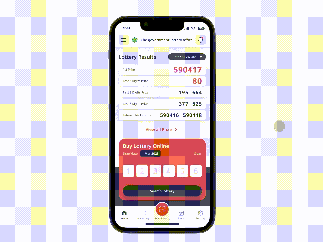 Lotto app lottery lotto redesign