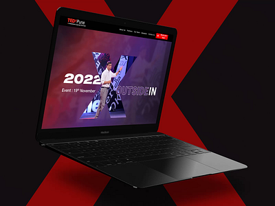 Website designed for TEDxPune 2d animation branding design global website graphic design illustration logo motion graphics ui vector web website