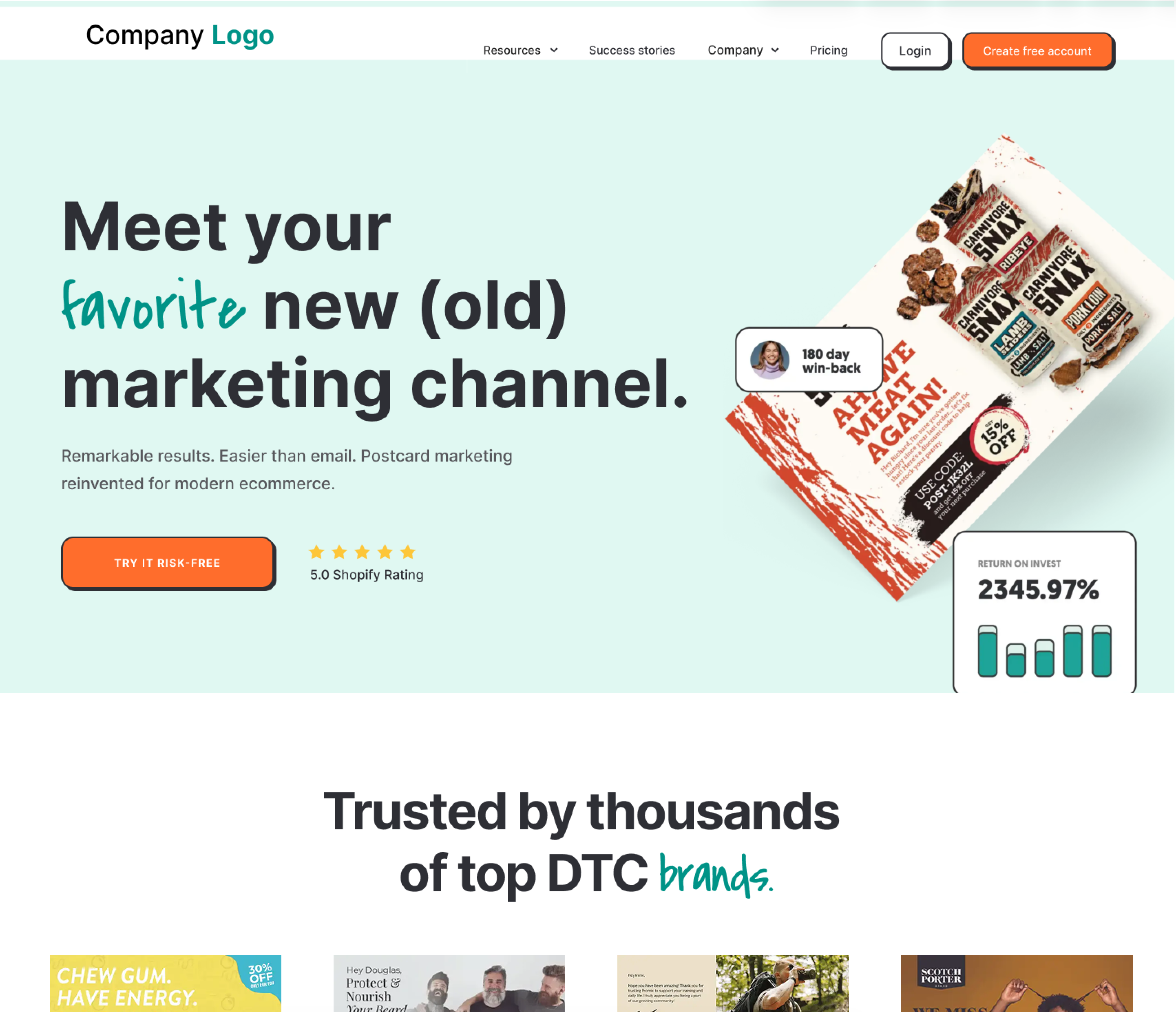 Marketing & Sales Landing page branding design figma marketing landing website sales landing website ux website