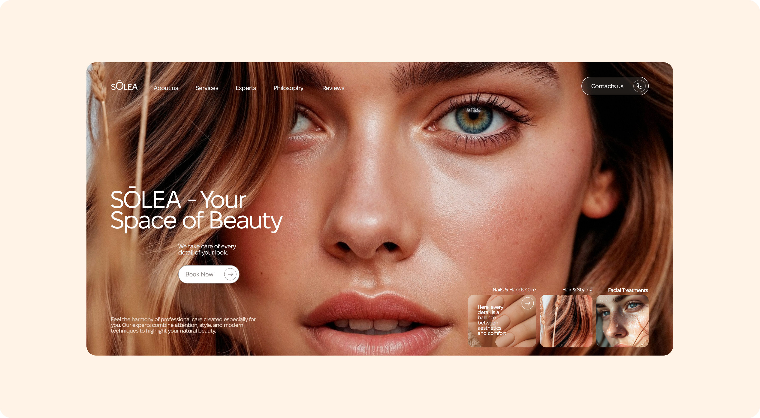 Beauty & Wellness Website Design beauty clinic figma landing page responsive spa ui design web design website wellness