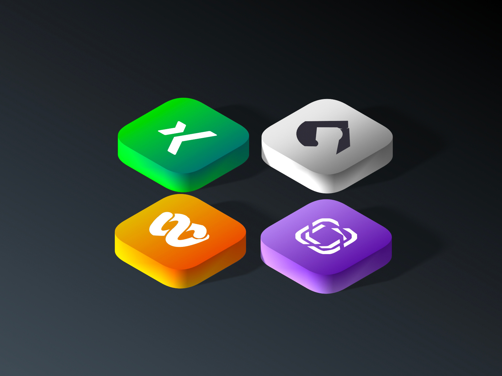 3D icons 3d animation icons spline visual
