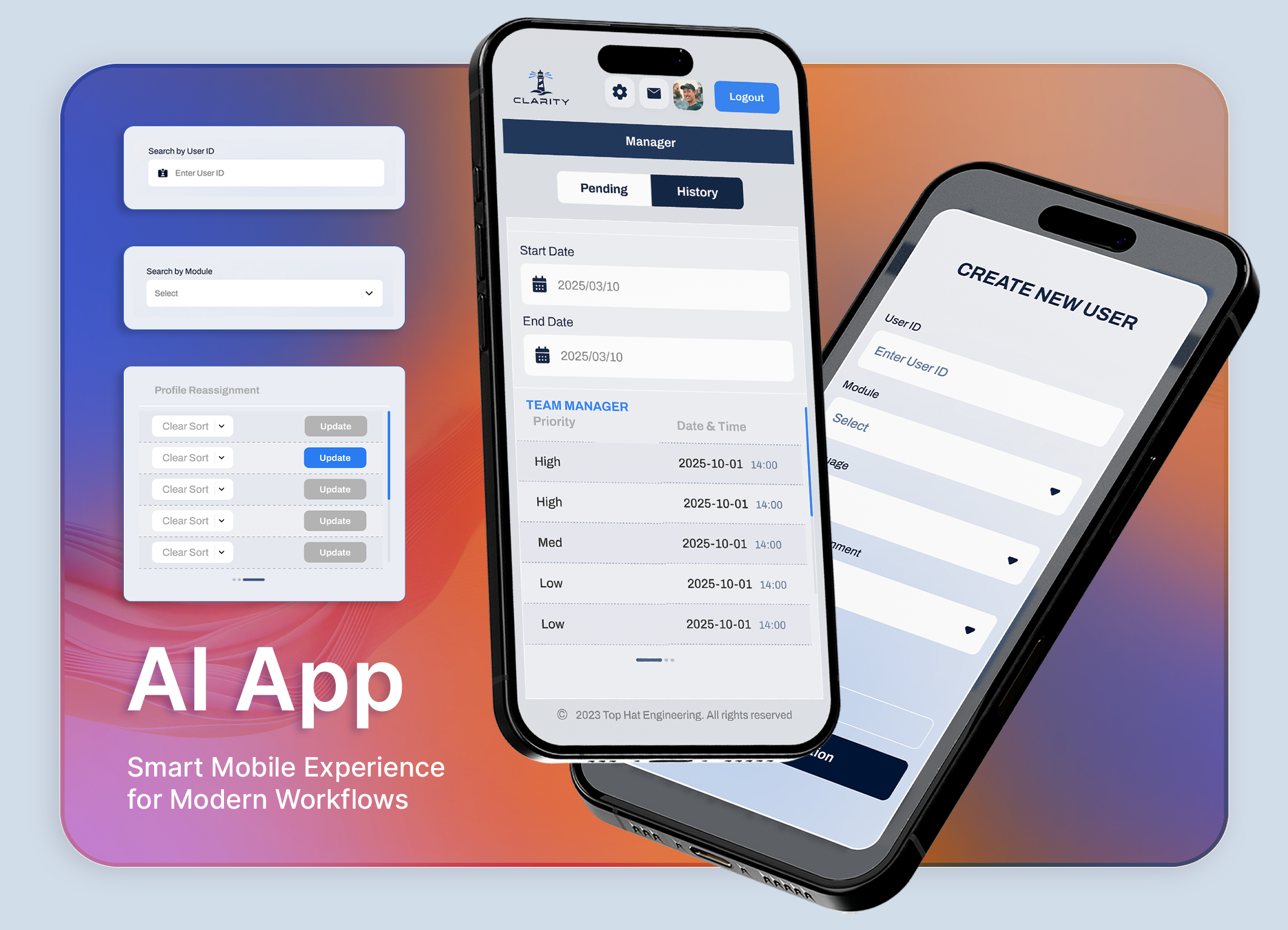 AI App | Clarity ai app ai app dashboard ai app design ai app icon ai app landing page ai app ui ai app ui design ai application ai design system ai mobile app ai mobile app design ai mobile app ui design ai ui ai ui design ai ux ai ux design app ai app ai chat mobile ai mobile ai app