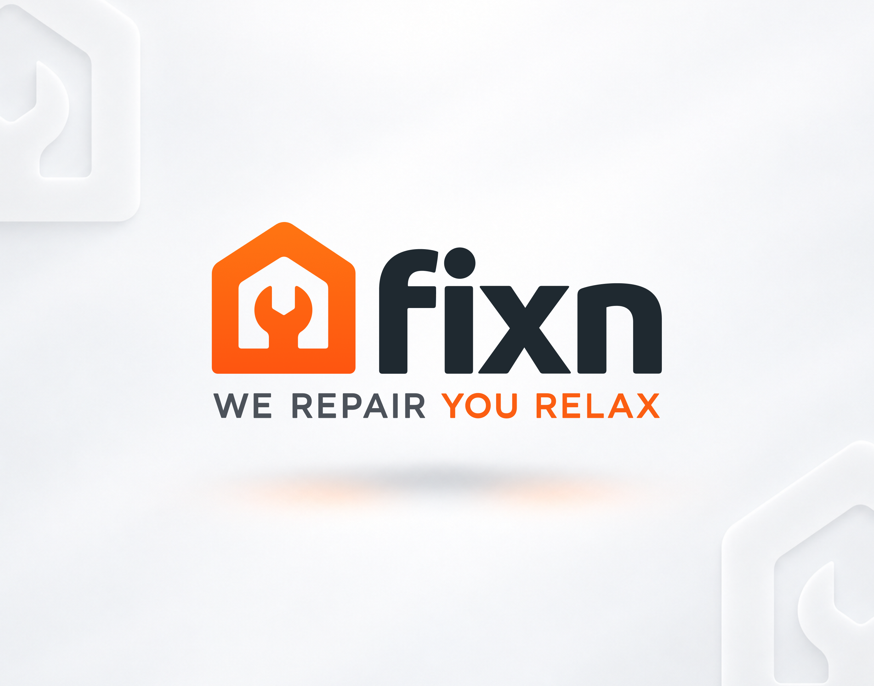 Fixn — Home Repair App & Brand Identity app design brand identity branding design system graphic design home repair home services logo design mobile app mobile ui product design service app ui design user interface ux design visual identity