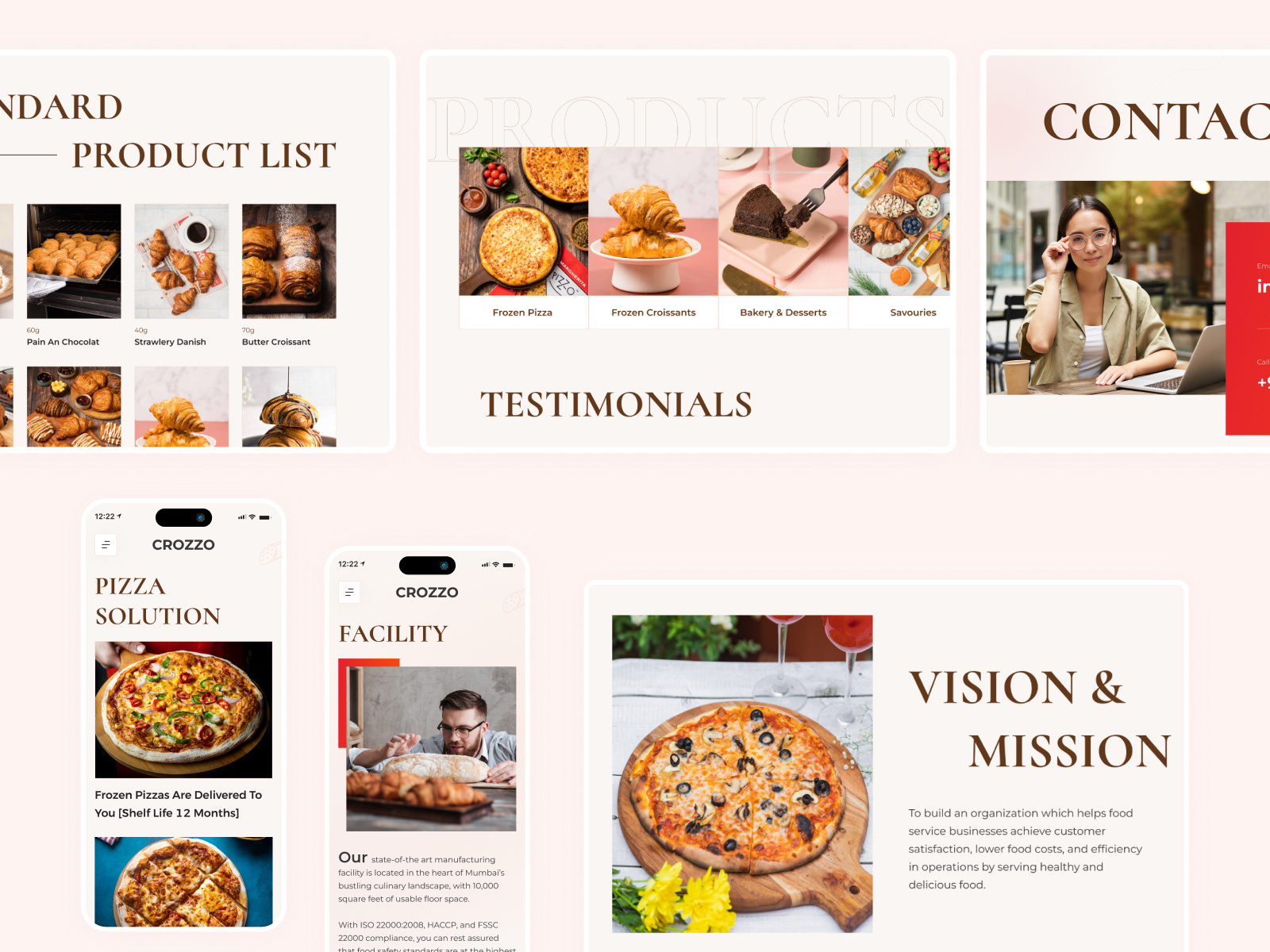 Modern Bakery & Frozen Food Design bakerybranding bakerywebdeisgn creativedeisgn designinspiration figma foodbranding foodwebsite framer landingpage mobileappdesign productdesign responsivedesign shailleystudio ui uidesign uiux ux uxdesign webdesign websitedesign