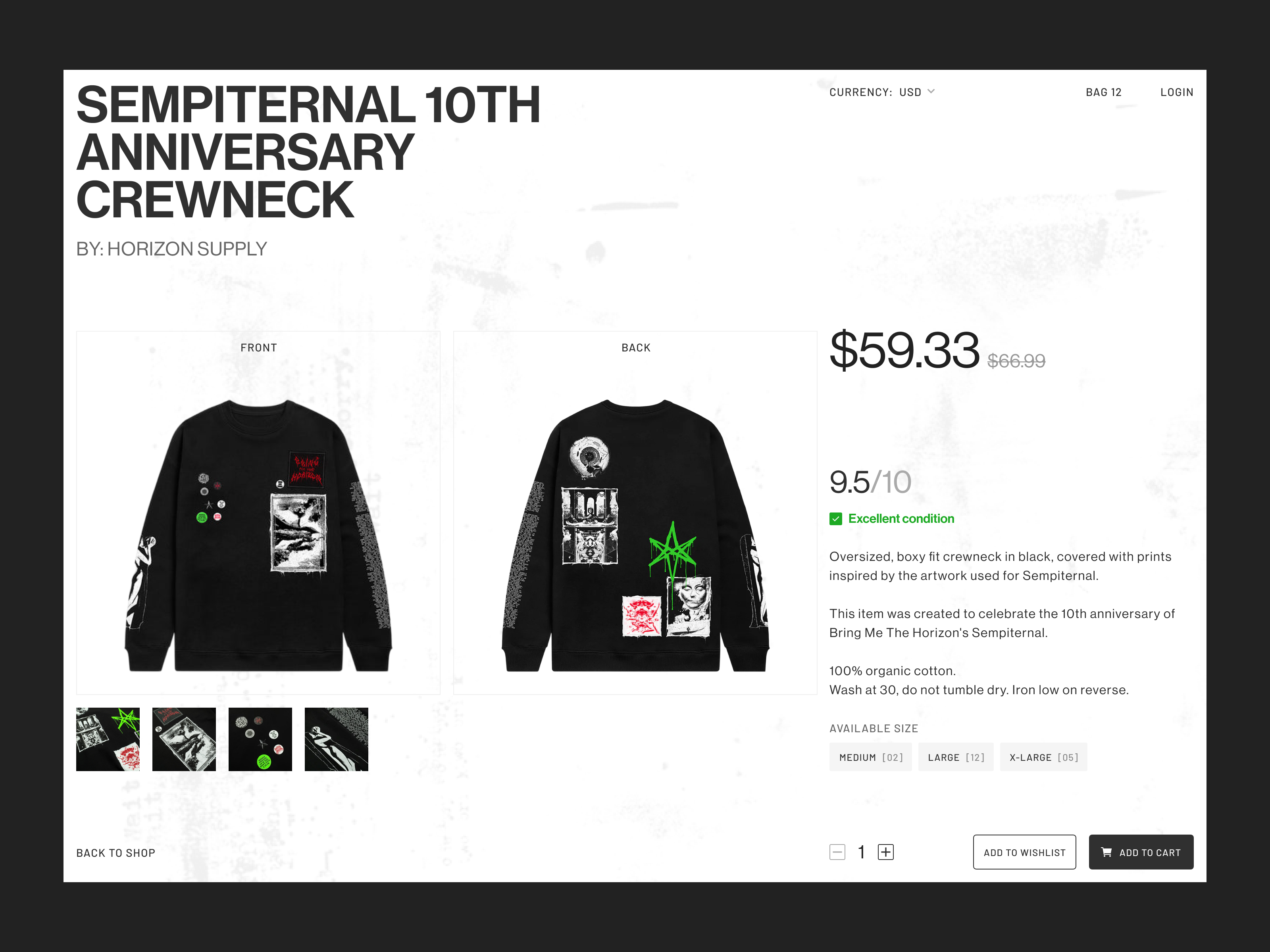East '07 - Product Detail Page bold clean clothing company profile contemporary ecommerce editorial elegant exploration fashion graphic design landing page luxury marketplace minimalist modern swiss design ui web design website