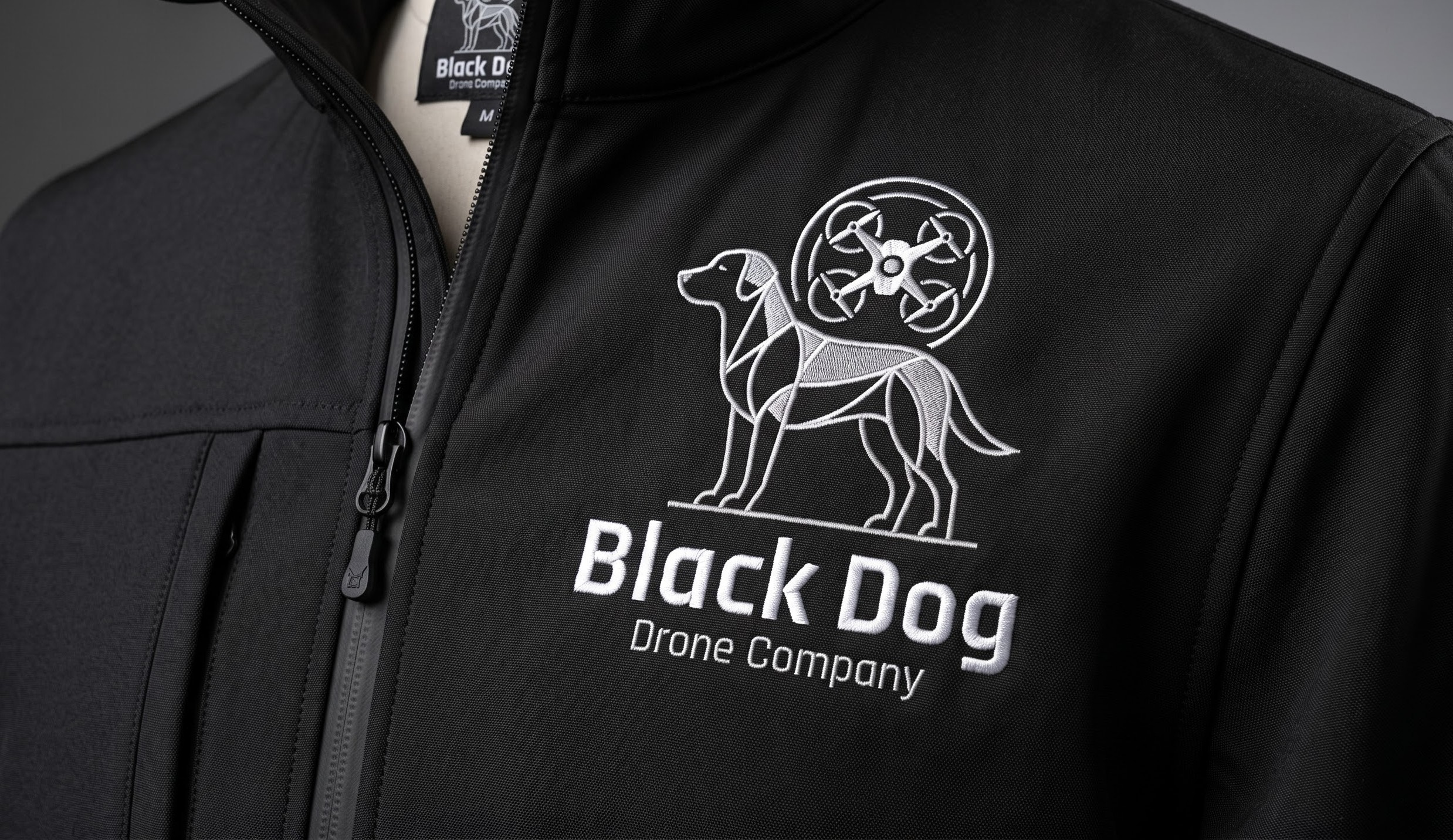 Black Dog Drone Company logo design branding characterdesign creativedirection design graphic design illustration logo productdesign ui ux
