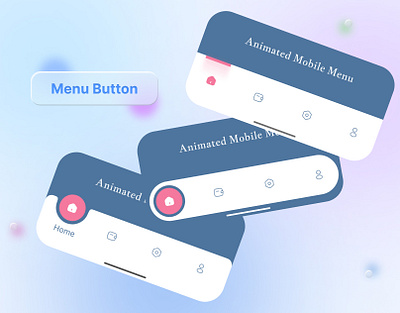 Menu Animation animation app ui design branding design figma figma design illustration logo mobile app ui motion graphics prototype ui web app ui