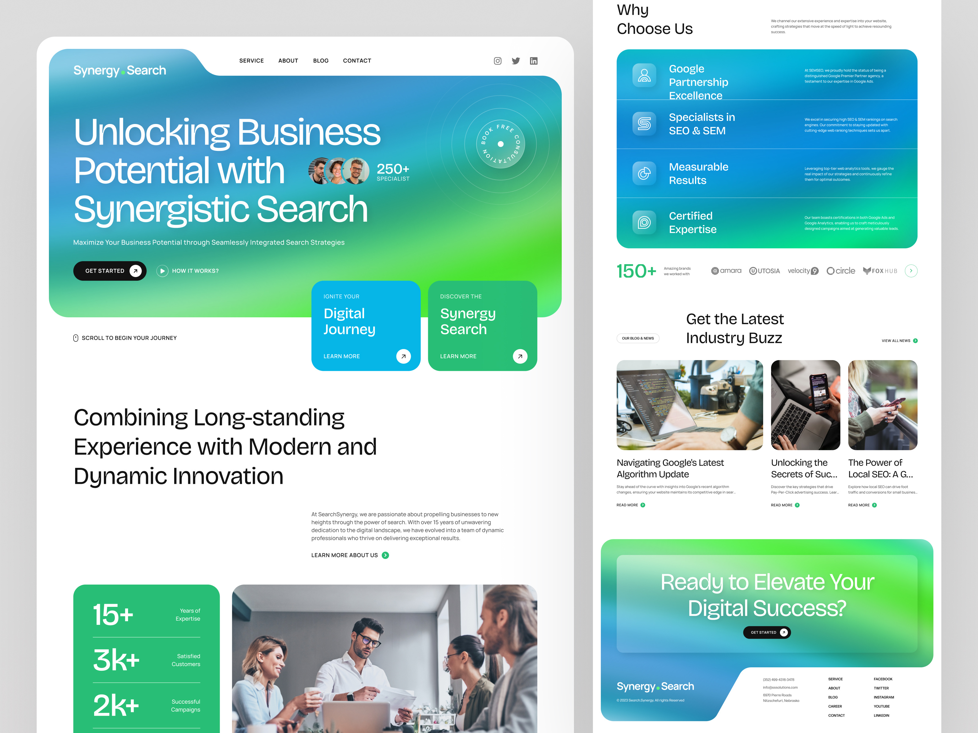 SEO & Digital Marketing Website Design agency agency landing page agency website biteflow design digital marketing website landing page web design webflow webflow custom design webflow template