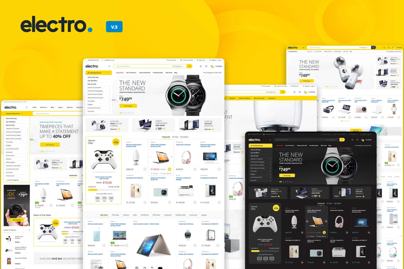 Electro - Electronics Store WooCommerce Theme branding graphic design ui woocommerce wordpress