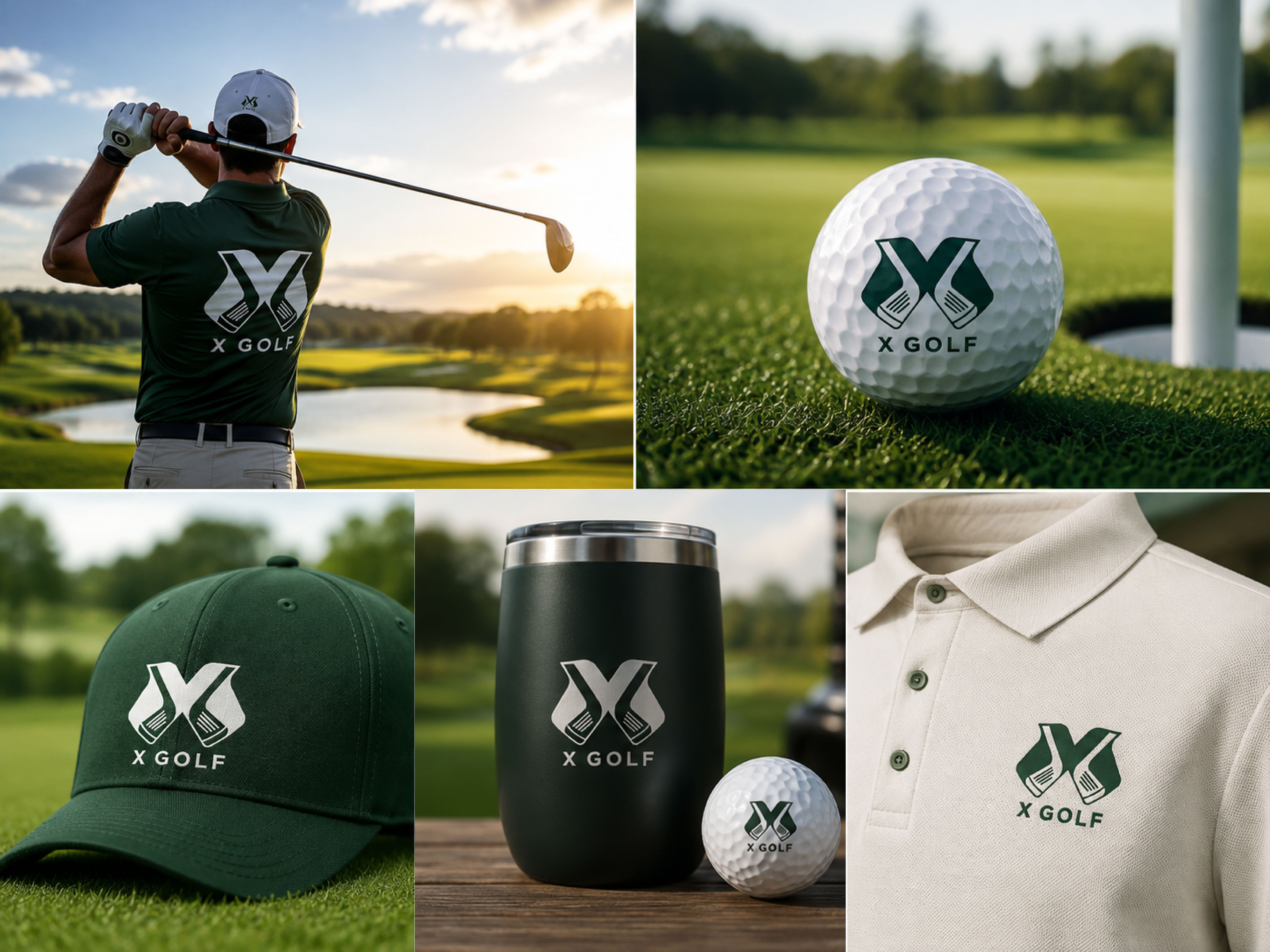 Letter X Golf Logo Crossed Golf Club Logo athletic logo brand identity combination mark logo geometric logo golf branding golf club logo golf emblem golf logo golf logo template letter x logo modern logo modern monogram monogram logo negative space negative space logo sports logo startup logo x monogram