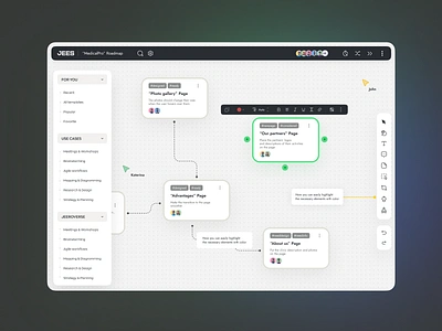 Road Mapping Tool: iPad app UI app design ipad ipad app ipad ui tablet tablet app tablet ui ui