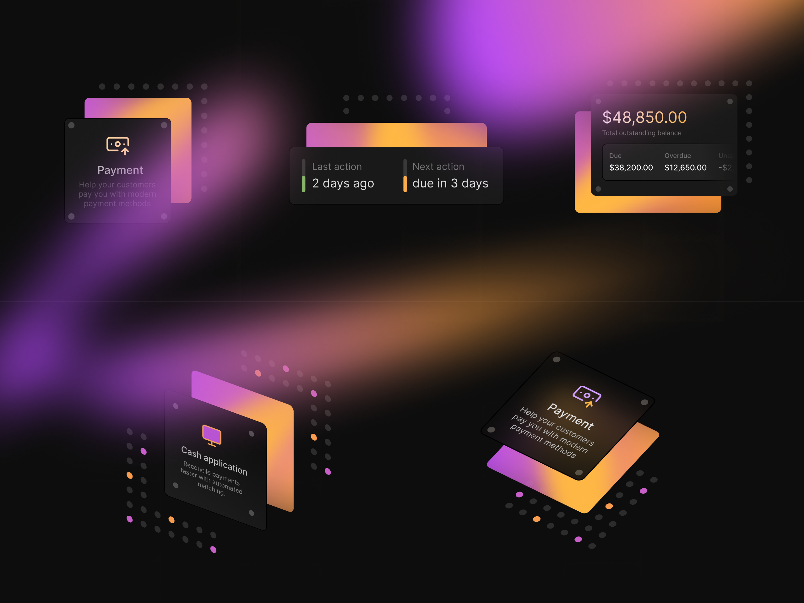 Nexule — Dark Mode Visual Identity Exploration b2b brand branding digital finance hero identity illustration landing product ui uiux visual web webdesign