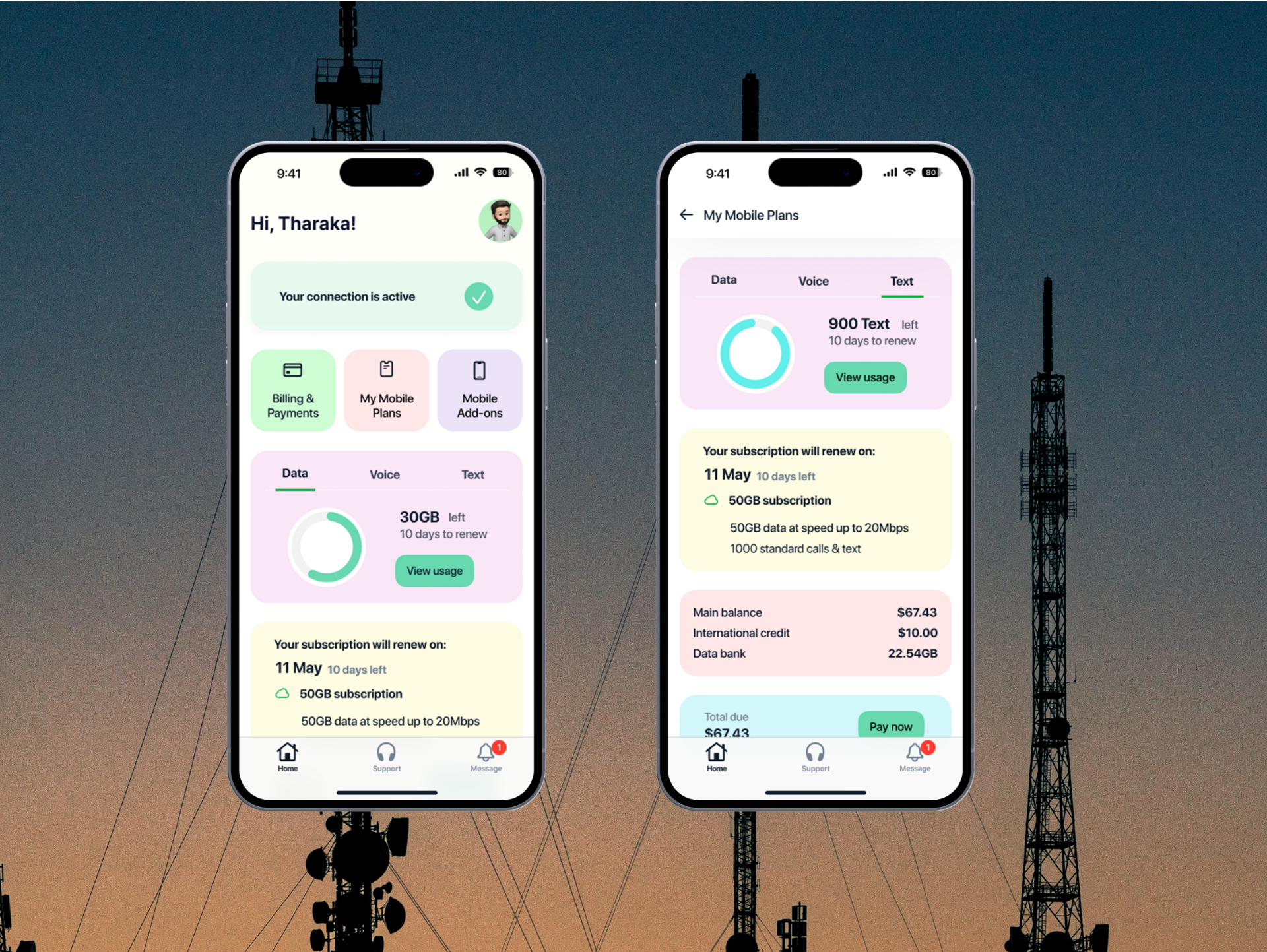 Example of Modern Mobile UI/UX Design With Figma