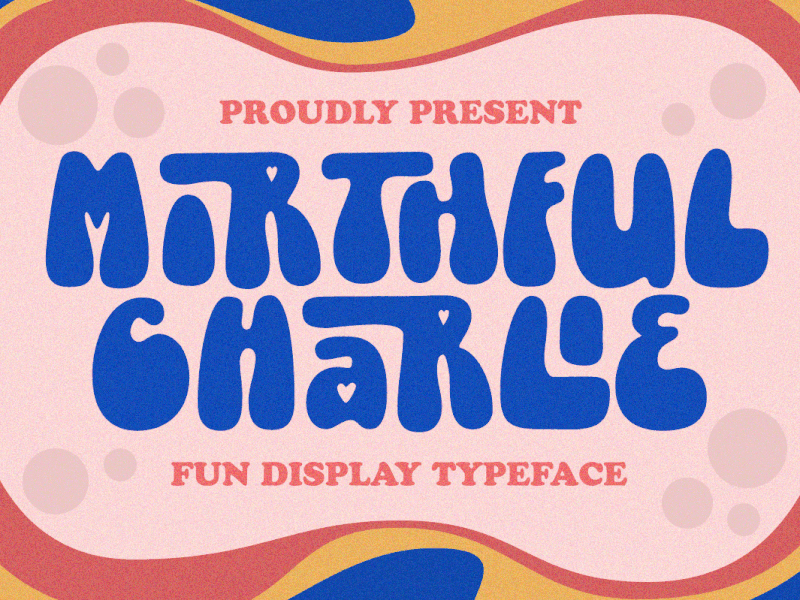 Mirthful Charlie - Fun Display Font freebies happy