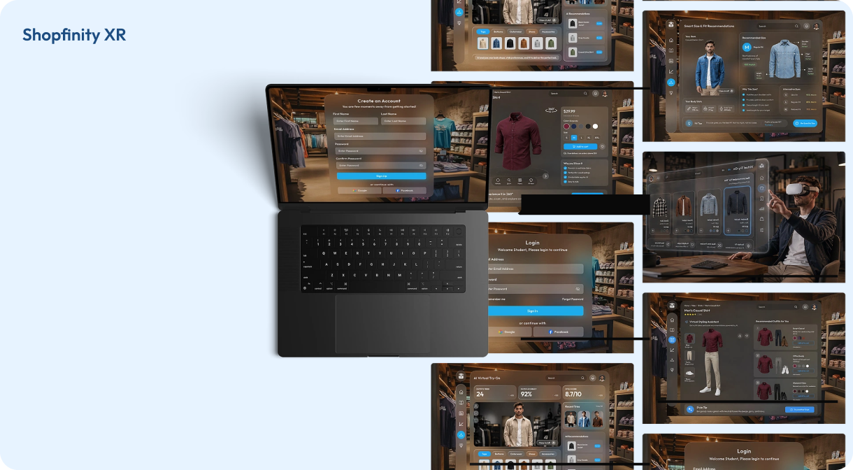 Shopfinity XR – AI Virtual Try-On Shopping Platform shopfinity xr smart shopping platform