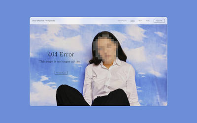 DailyUI 008 : Error 404 branding design ui ux web design