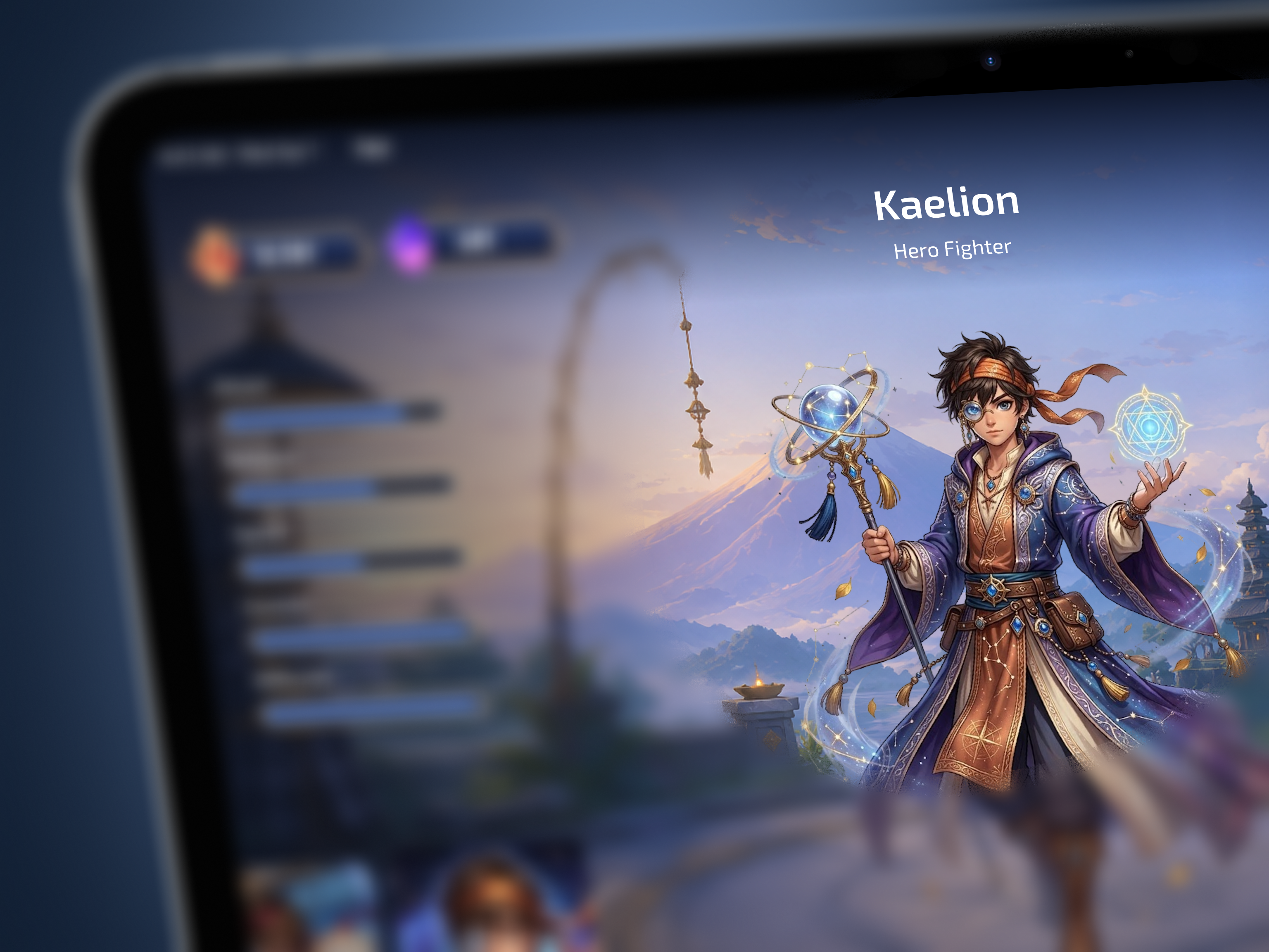 Nusaraya — Fantasy RPG Mobile 3d characterdesign clean design digitalart game gamedesign gameui mobile modernui rpg ui uidesign uiux ux uxdesign visualdesign web website