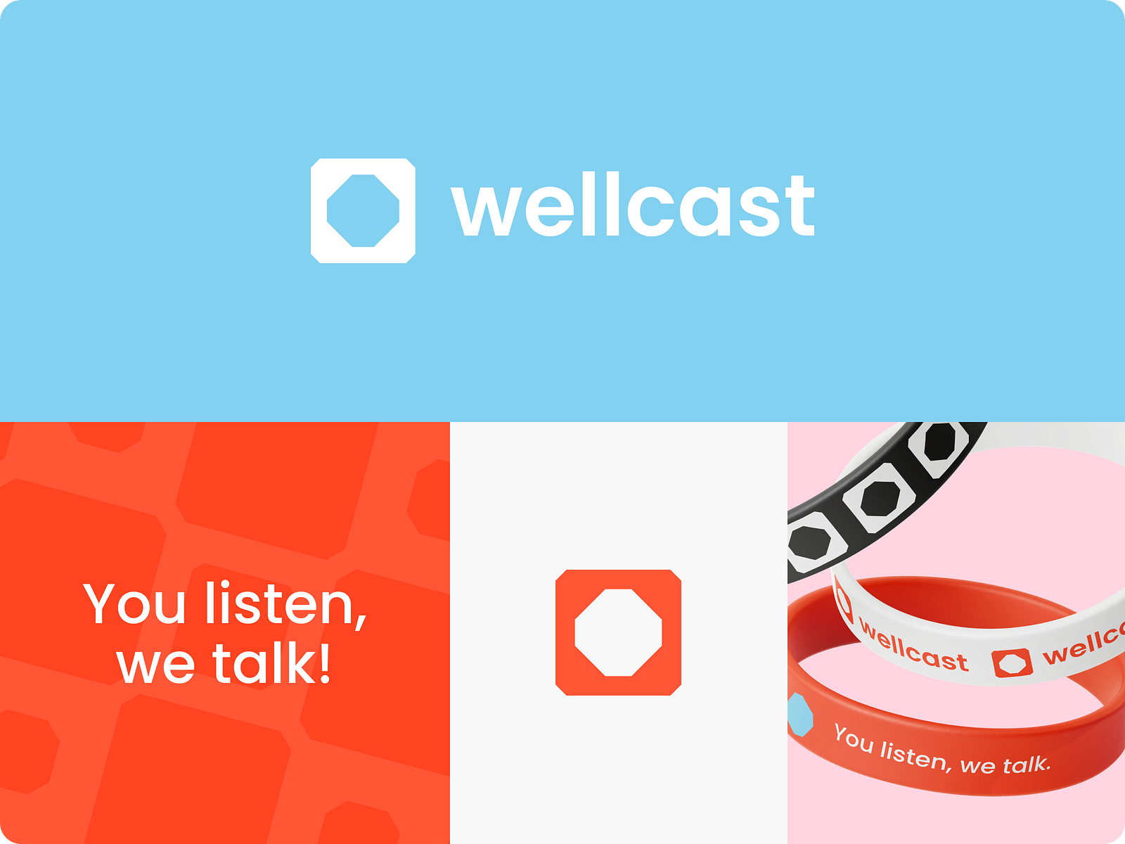 Wellcast - Branding For The Podcast Platform By Outcrowd On Dribbble