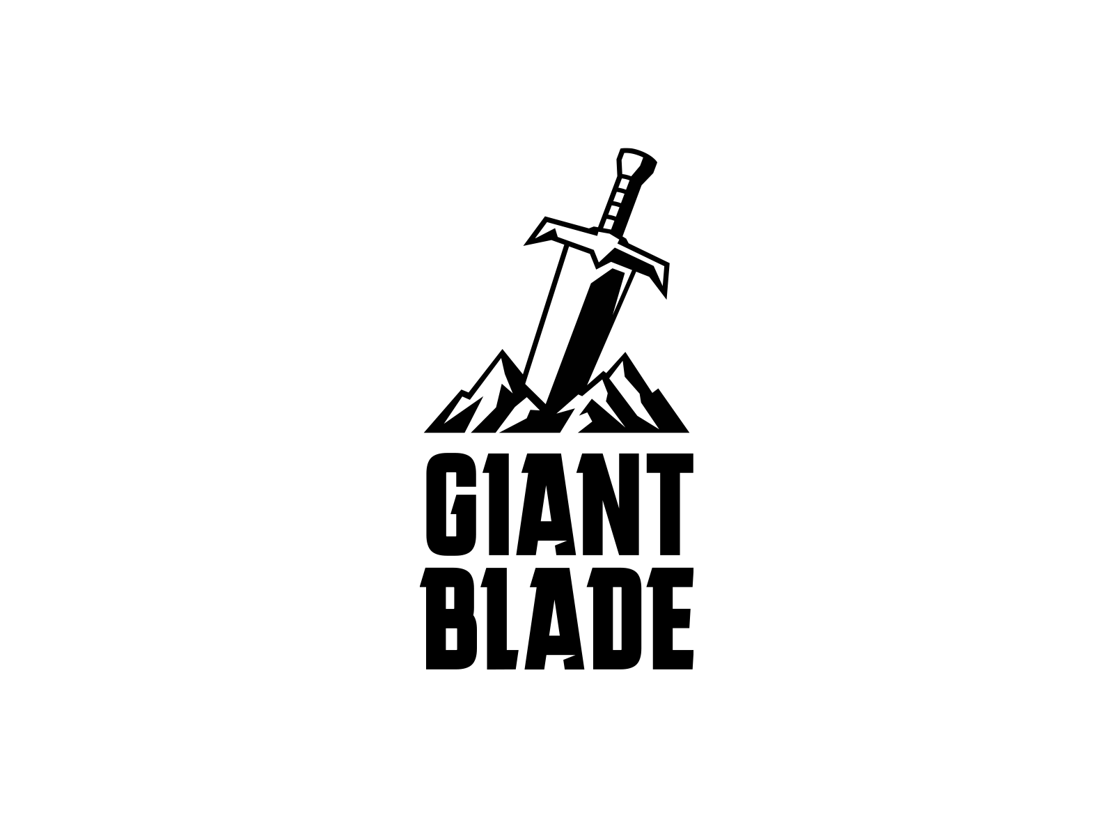 Logo for game studio brand brand design brand designer branding branding design branding designer game studio game studio logo gaming logo logo logo design logo designer logodesign logodesigner logotype mountain mountain logo sword logo visual identity