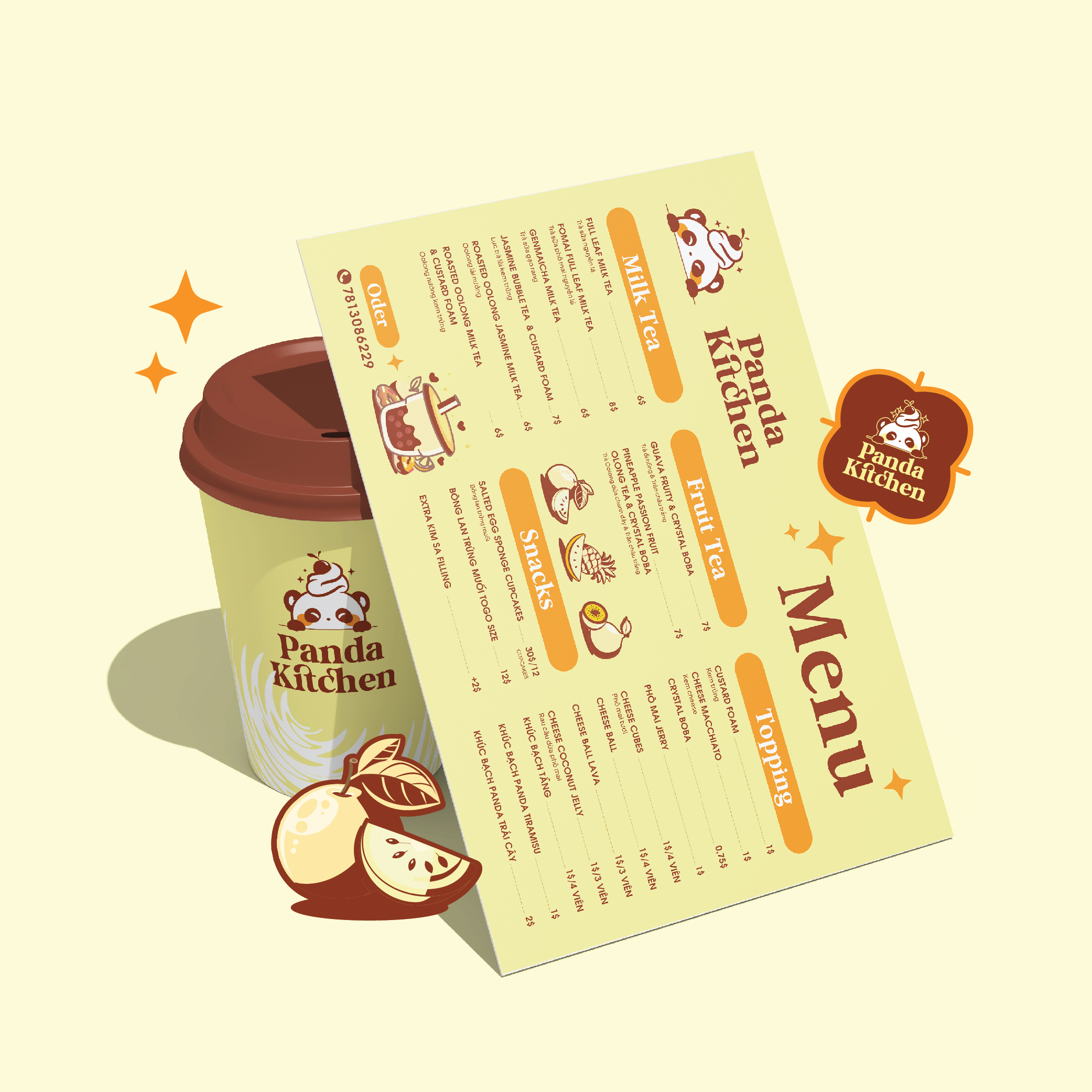 PANDA KITCHEN | POINT OF SALE IDENTITY branding