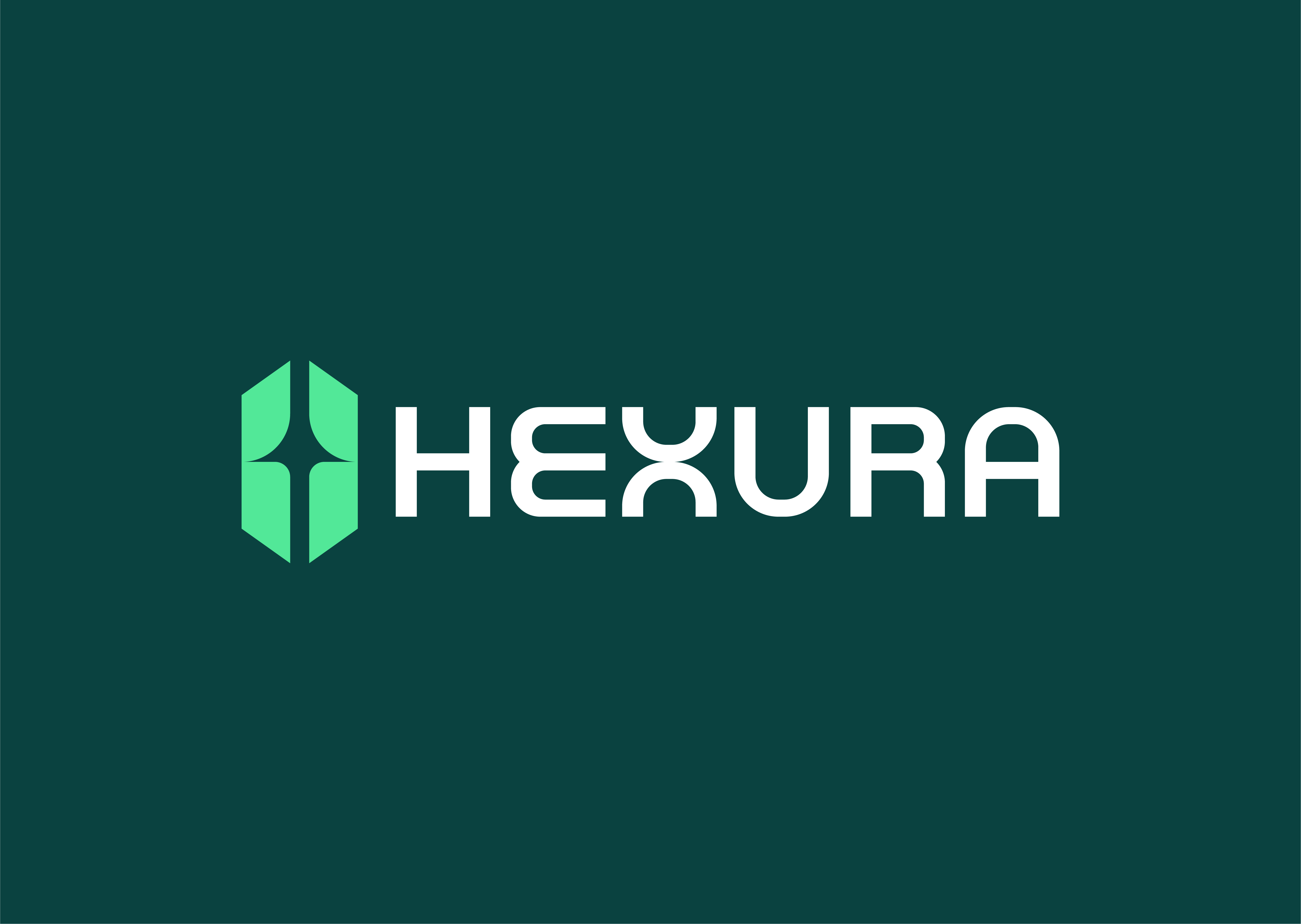 Hexura - Modern Brand Identity & Logo Design appicon brandidentity branding geometric hexagon logo logodesign logotype minimalist techlogo visualidentity