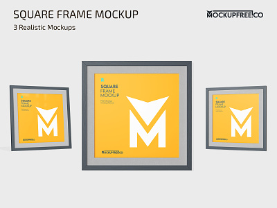 Free Square Frame Mockup frame free mock up mockup mockups photo frame photoframe photoshop picture frame product psd square template templates